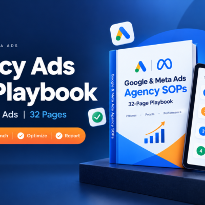 Google & Meta Ads Agency SOP Playbook - 32 Pages